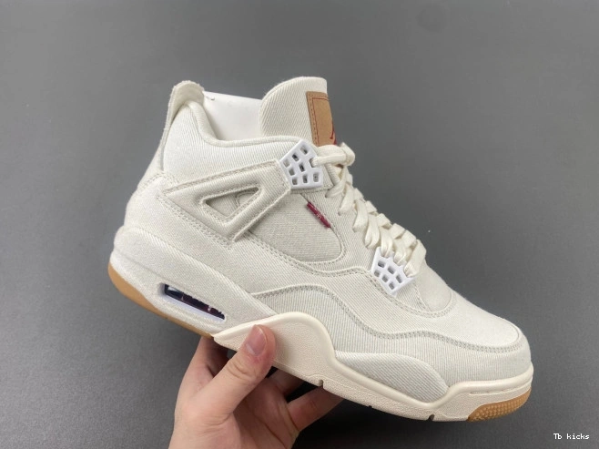 Cheap TBK Levi's 4 Jordan 'White' AO2571-100 x Air 0812